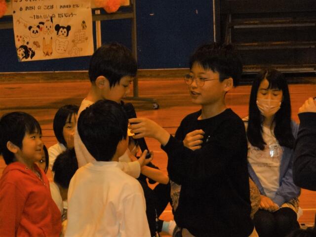 １年生を迎える会