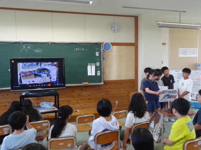 海西小学校とのオンライン交流会