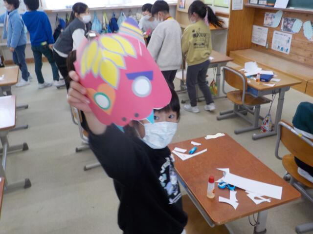 オニのお面づくり