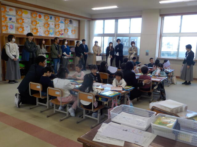 ４月２５日　授業参観・PTA総会等を行いました