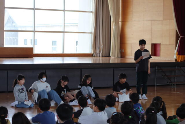 児童会決意表明