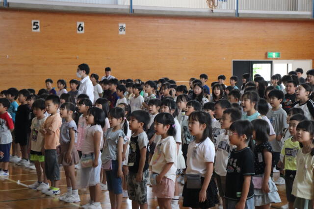 １学期が無事おわりました。